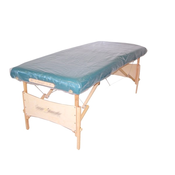 Waterproof plastic sheet for massage tables. Reusable. 