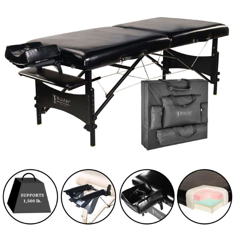 MasterMassage 30" Galaxy Portable Massage Table Package