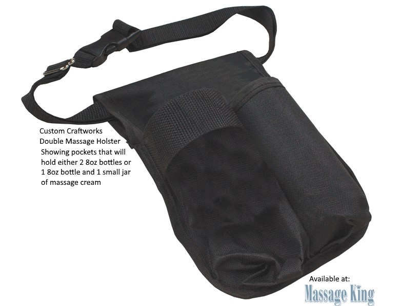 Custom Craftworks Double Oil Holster - Cordura nylon weave is washable and durable.