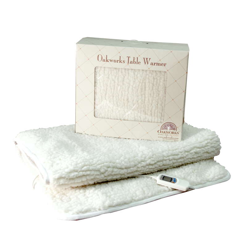 Oakworks Premium Fleece Table Warmer pad retail picture. 