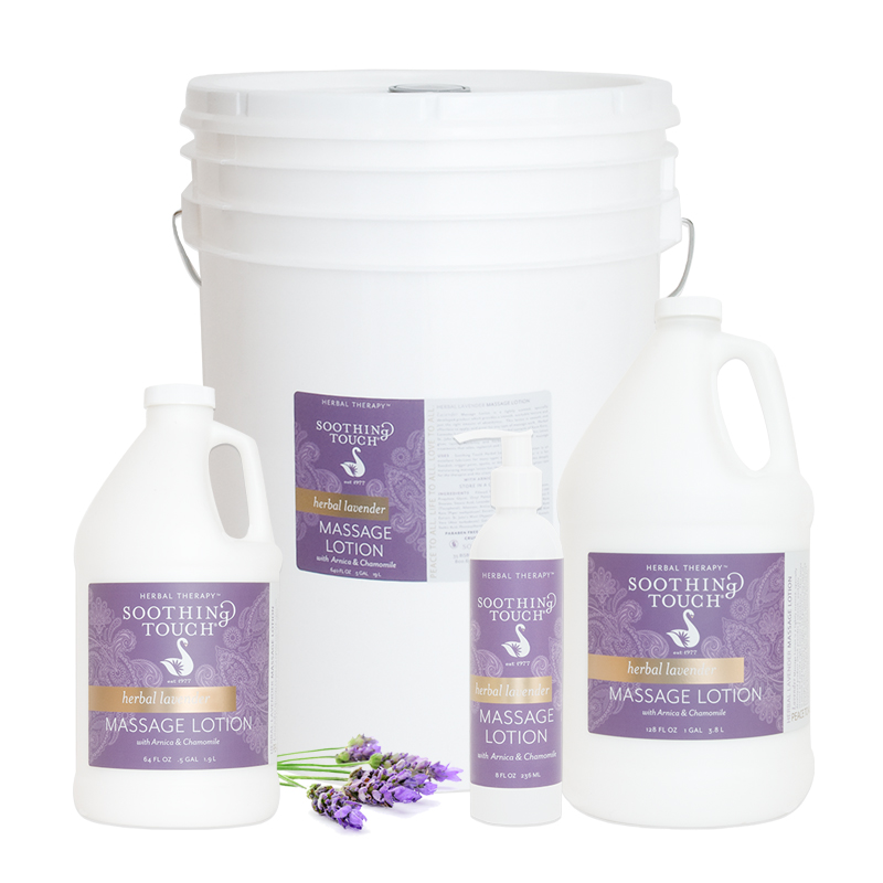 Soothing Touch Lavender Massage Lotion 1/2 Gallon - Soothing Touch Lavender Massage Lotion 1/2 Gallon