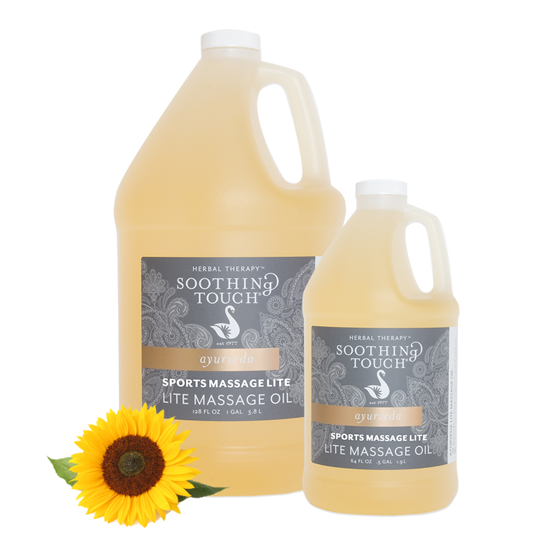 Soothing Touch Sports Massage Blend Oil One Gallon - Soothing Touch Sports Massage Blend Massage Oil