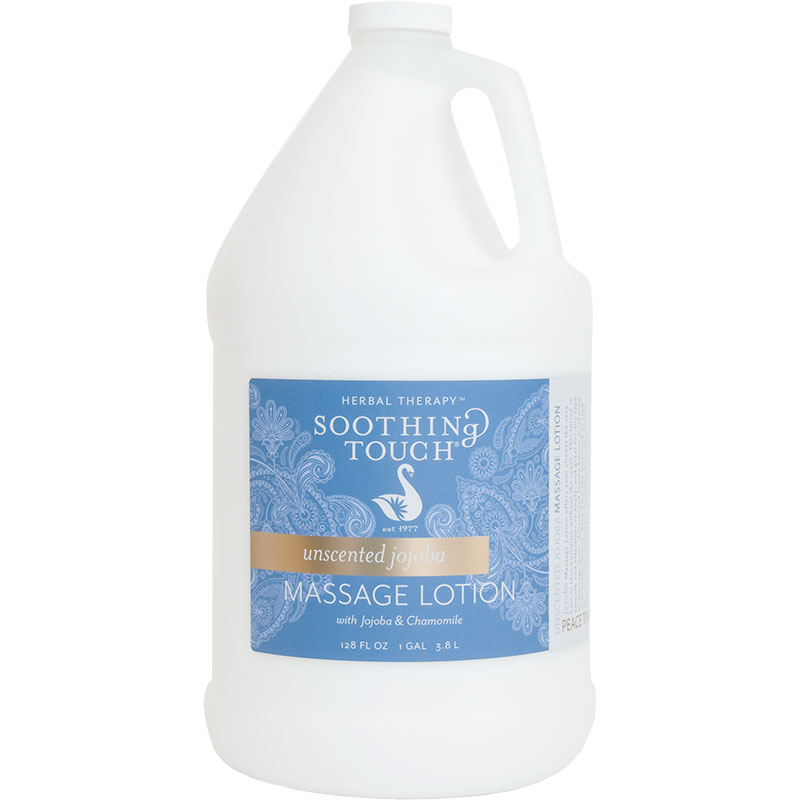 Soothing Touch Unscented Jojoba Massage Lotion One Gallon - Customer favorite massage lotion for the Massage Therapist