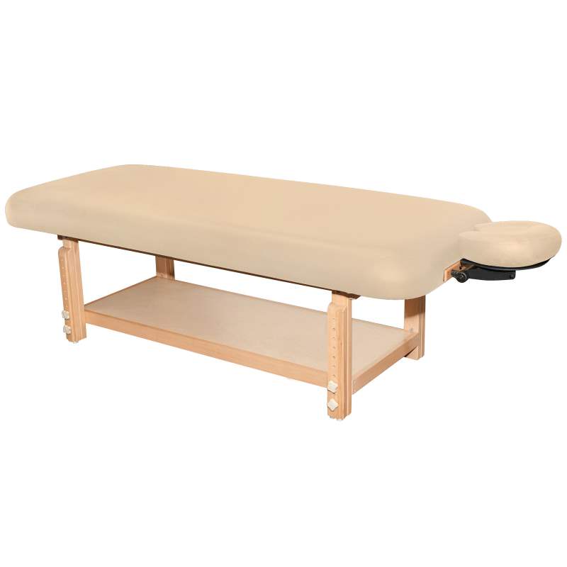 Terra treatment table in beige upholstery