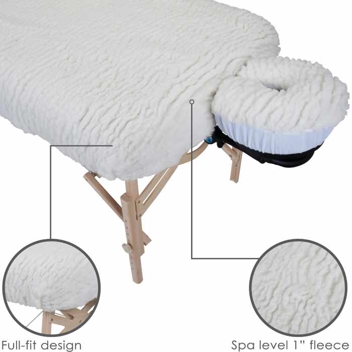 Image of Deluxe Fitted Fleece Pad Set by Earthlite