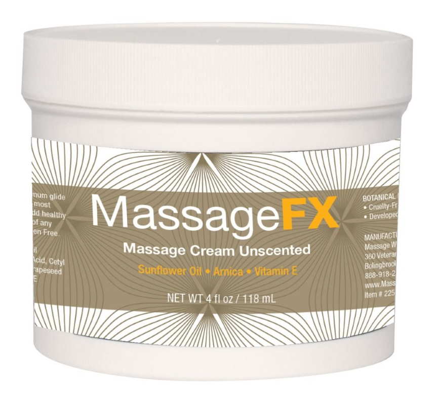 Massage FX Cream 4 oz. - Convenient trial size massage cream.