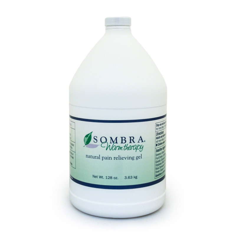 Sombra Warm Therapy Gel 1 Gallon - Natural warm gel helps relieve pain and soothes sore muscles.