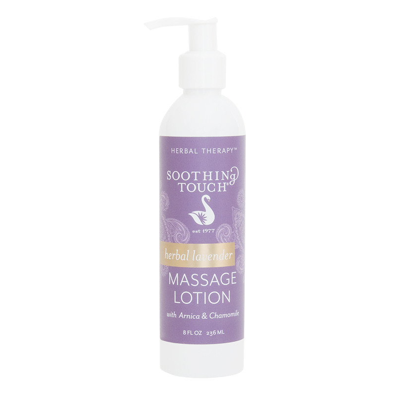 Soothing Touch Lavender Massage Lotion 8 oz.